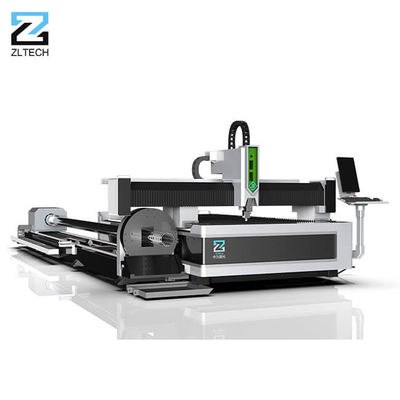 24মি/মিনিট 1000W ফাইবার লেজার কাটিং মেশিন টিউব 1390A 1070nm 1300x900mm