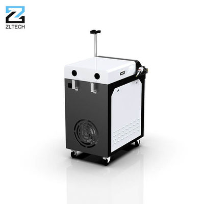 ওয়াটার চিলার সিস্টেম সহ 1000w 2000w 3000w ফাইবার লেজার ক্লিনিং মেশিন